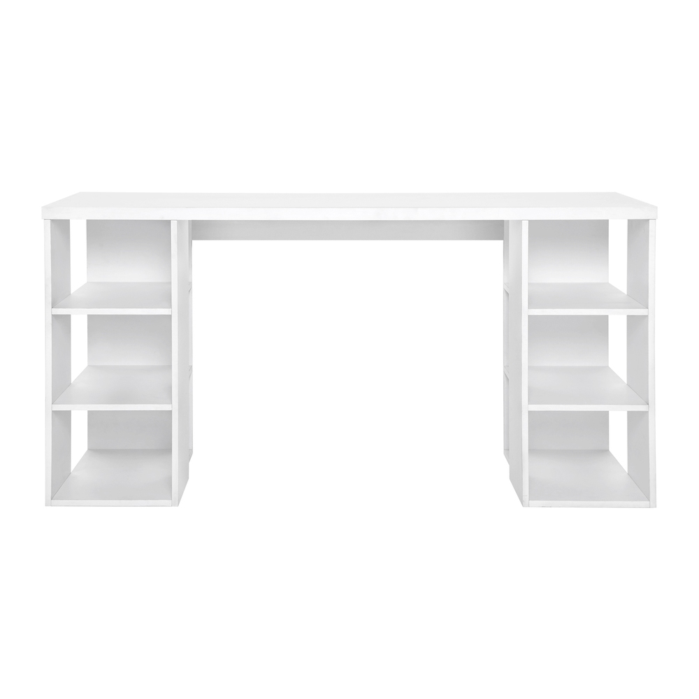 Artiss Computer Desk Bookshelf White 150CM - Image 3