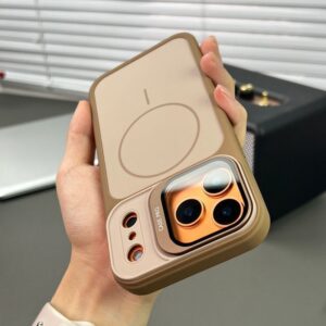 transparent phone case, magnetic phone case, animated phone case, phone accessories, phone protection, Australia phone case - Gold - Size iPhone17promax