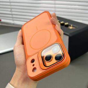 transparent phone case, magnetic phone case, animated phone case, phone accessories, phone protection, Australia phone case - Orange - Size iPhone17pro