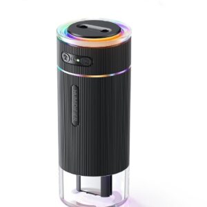 Humidifiers - Air humidifier - Bedroom humidifier - Mini desktop humidifier for travel, office, or children's room - Black