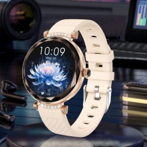 Smart Watch, Smart Watches for Men, Ms. Nx7 Pro Smartwatch Bluetooth Call HD Screen Custom Dial Meter Watch, Smart Watches for Women(Silver)