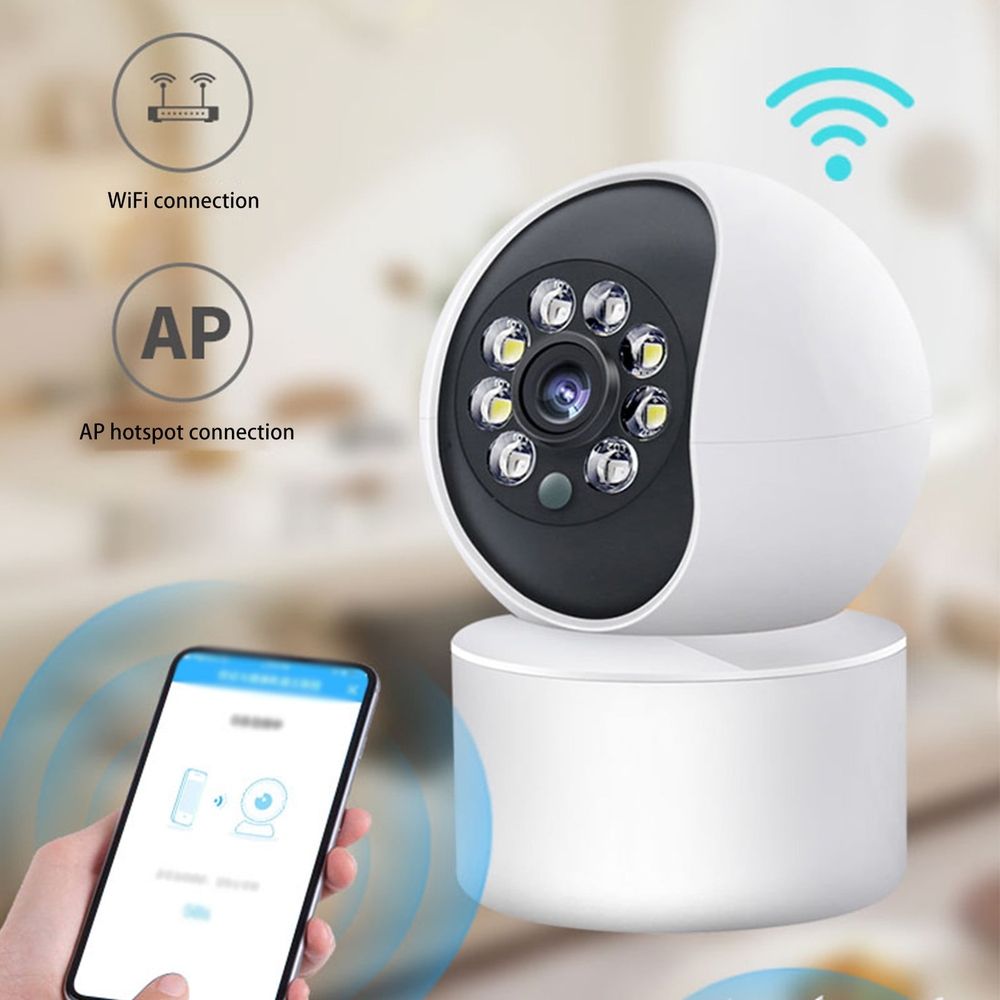 Security Camera, Upgrade Indoor Security Camera 3MP WiFi Camera for Home Security Smart WiFi Motion Detection Night Vision 2-Way Audio - Image 4