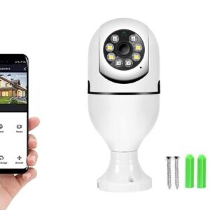 Light Bulb Security Camera HD WiFi IP Security Lamp Camera Bulb Light Camera Wireless WiFi Light Security Camera Home Security