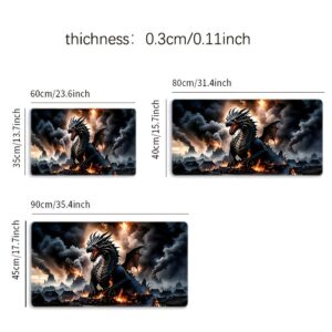 gaming desk mat, dragon design, large desk mat, mouse mat for gaming, desk protection mat, Australian gaming accessories, premium desk pad, extended mouse pad, fantasy desk mat, high-quality desk mat