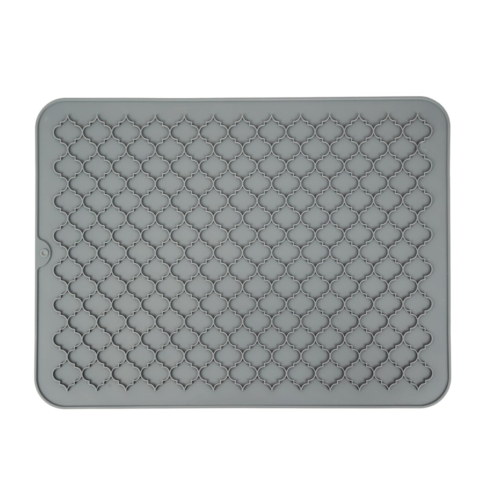 Mat-Kitchen Dish Drying Pad Heat Resistant Mat-Kitchen Gadgets Kitchen Accessories Kitchen Small Appliances (12" x 16, GREY)