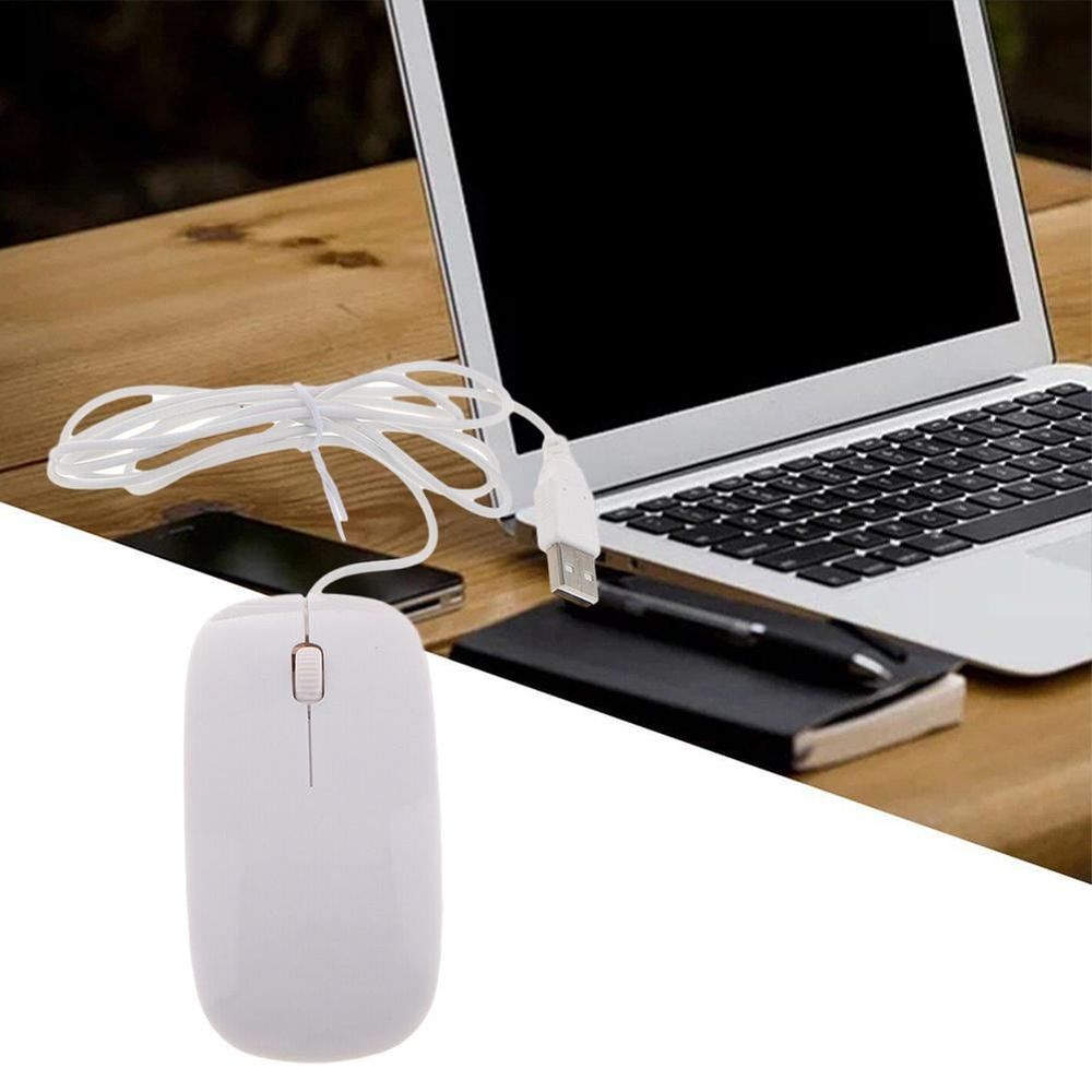 Mouse Ultra Thin Gaming Mouse Wired Usb Gamer Mice For Gaming Computer Pc 3 Buttons 1200dpi Optical 3d Roller Usb Gaming Mouse O6J9 - Image 4